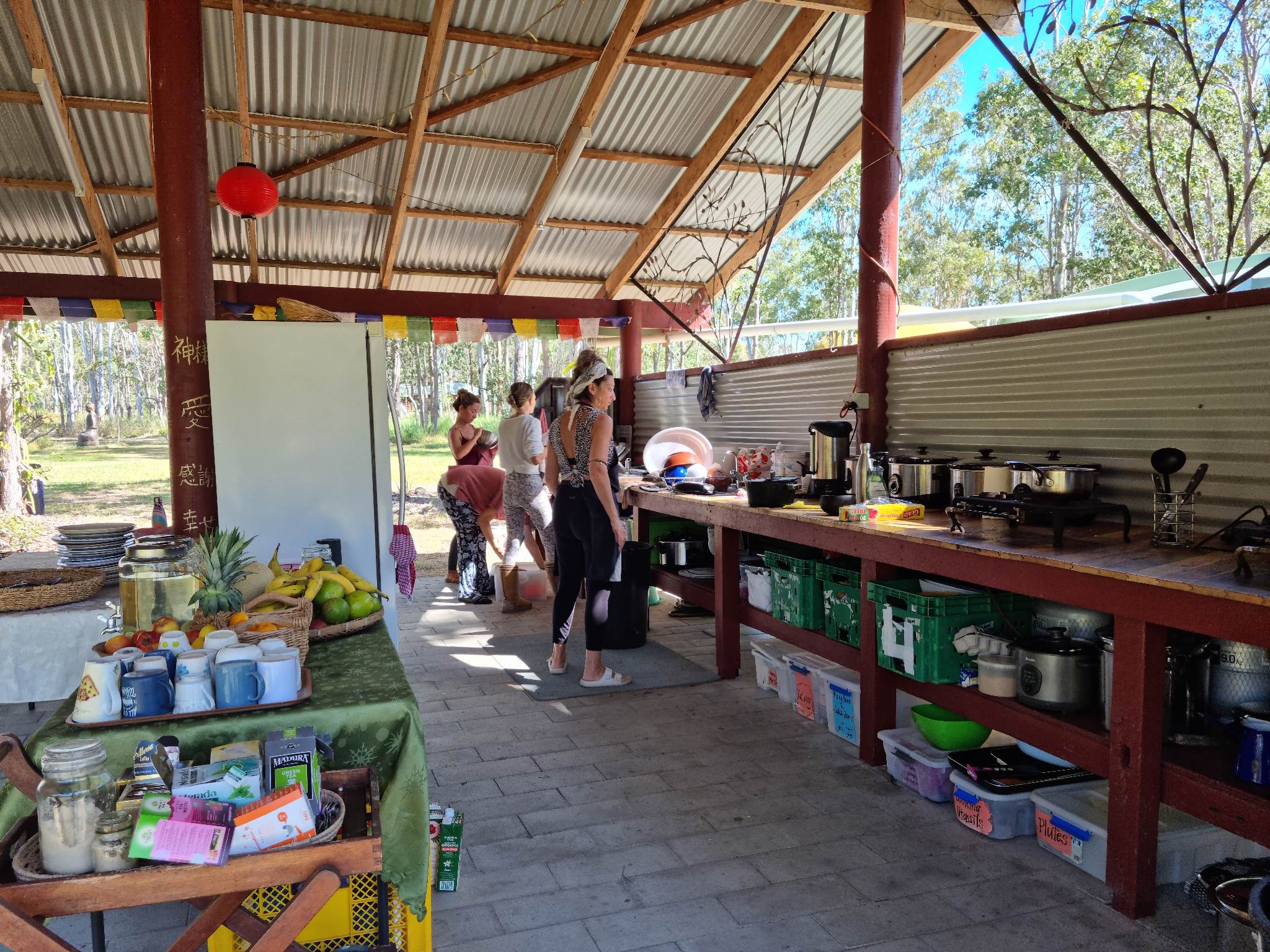 Covered Kitchen